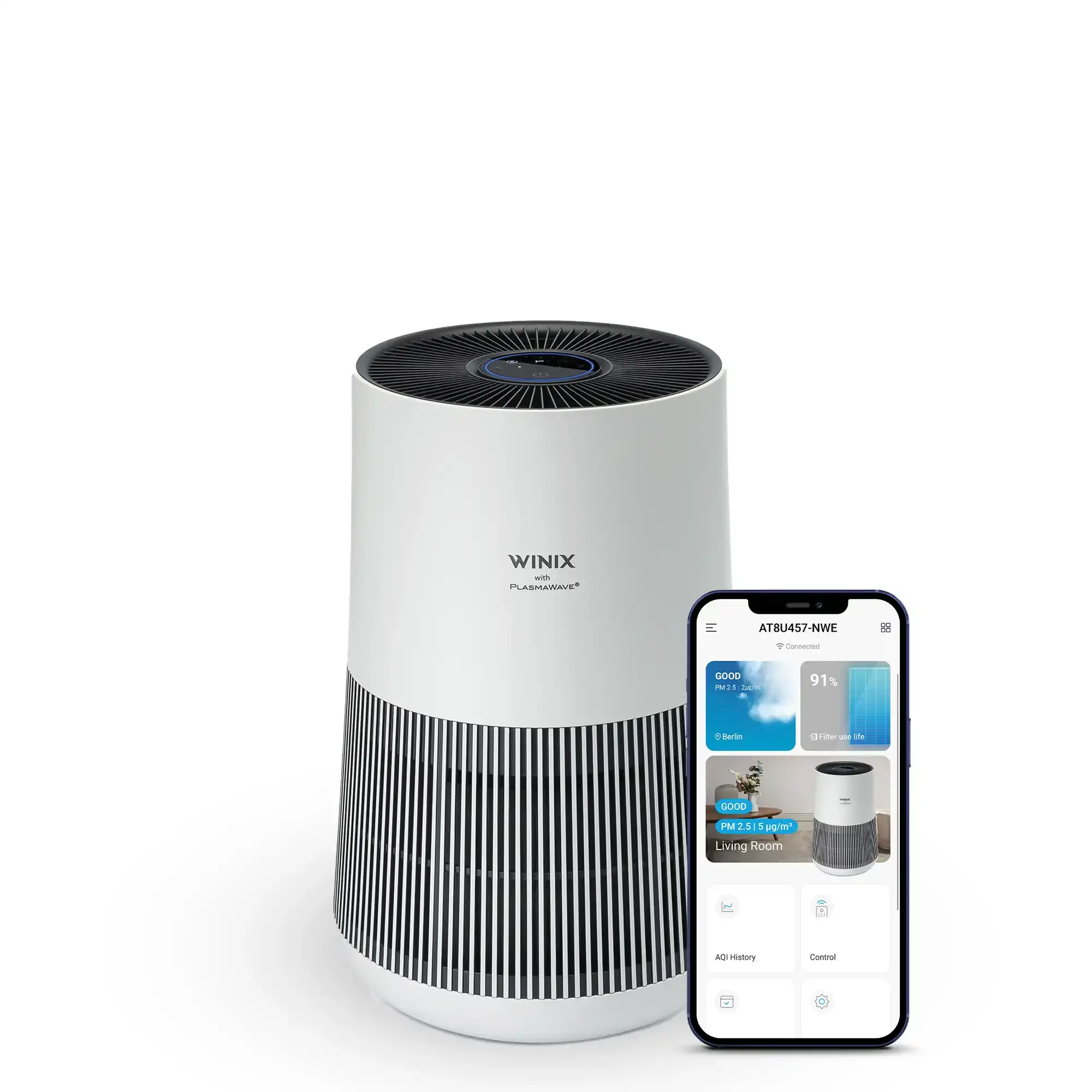 Winix T500 WiFi luftrenser til soverom